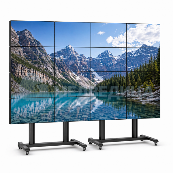 Видеостена 4х4, шов 3,5 мм 46"